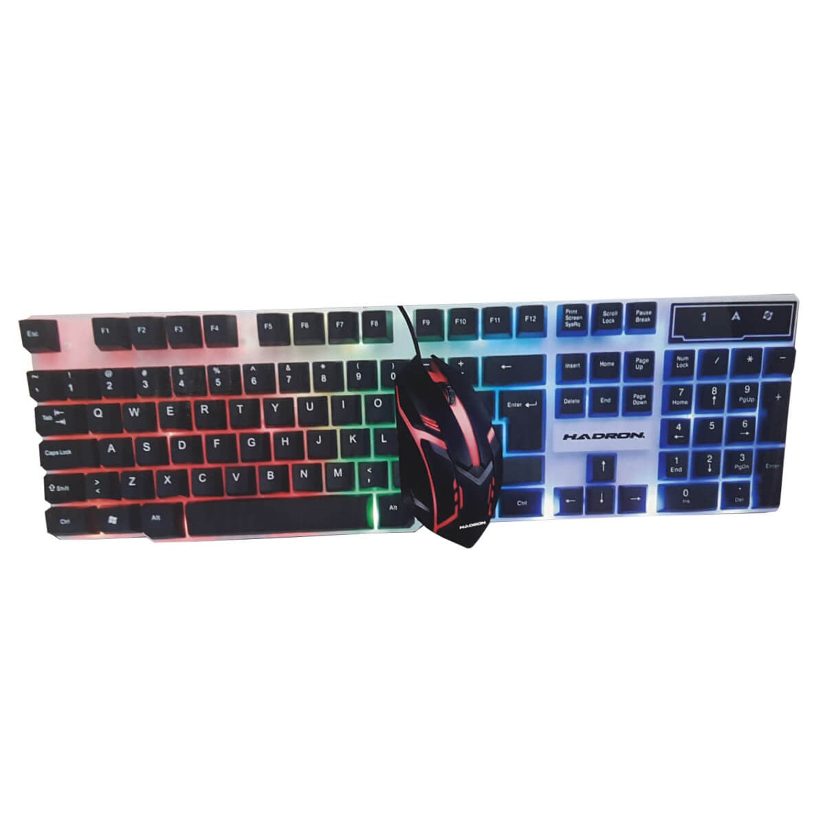 Hadron HD837Q Ledli Oyun Klavye Mouse Set-Siyah